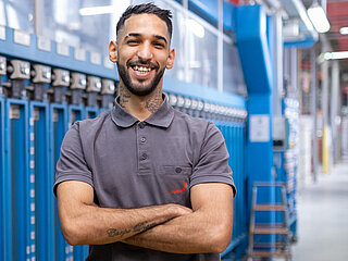 Bilele Bilele, Machine Operator at zehnder