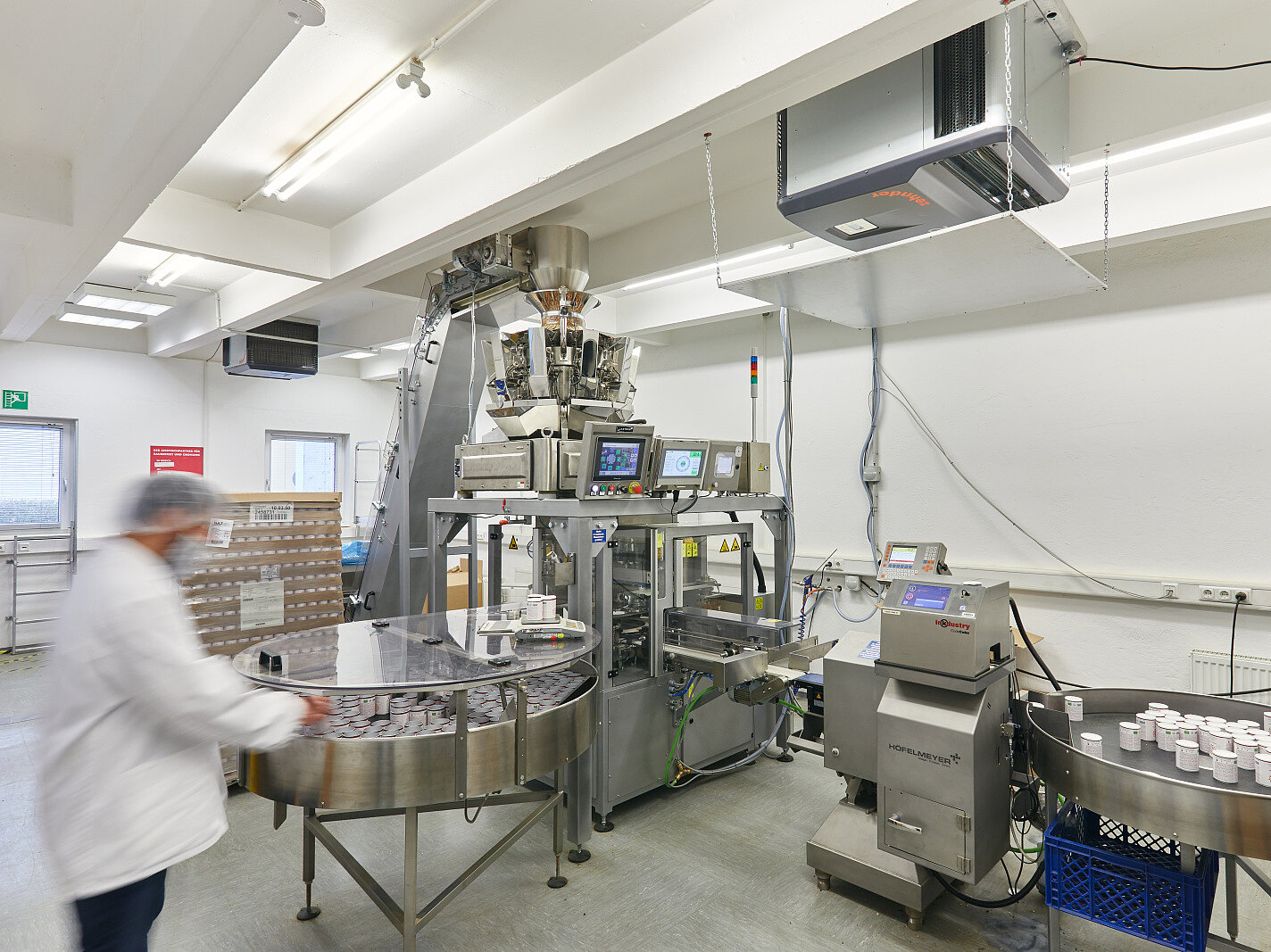 mymuesli: Luftfilterung direkt an der Staubquelle